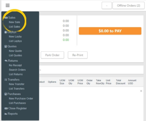 Reprint or email a receipt – Cin7 Omni Help Center